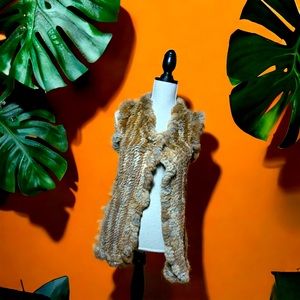 Love Token Genuine Fur Outwear Vest Coat Fashion Style Designer